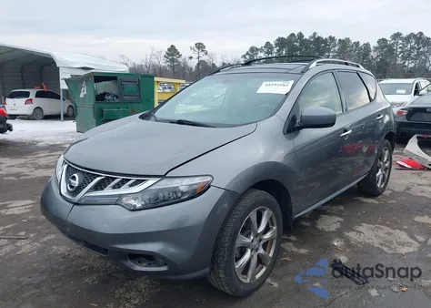 2013 Nissan Murano Le from USA, damaged, VIN JN8AZ1MW5DW314572